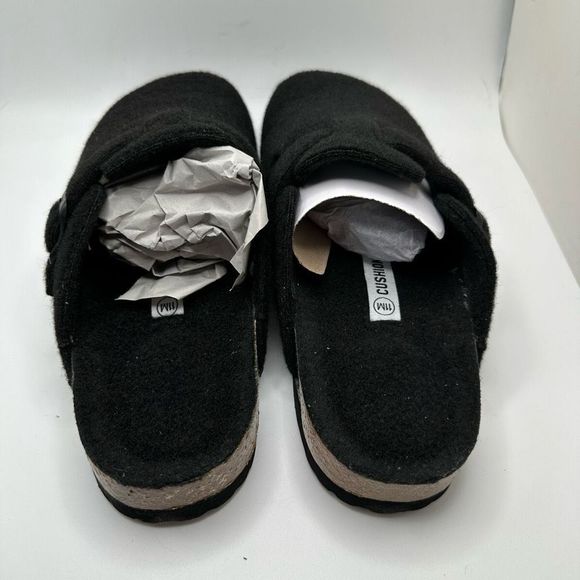 CUSHIONAIRE Womens Clog 11 BLACK - Picture 4 of 7